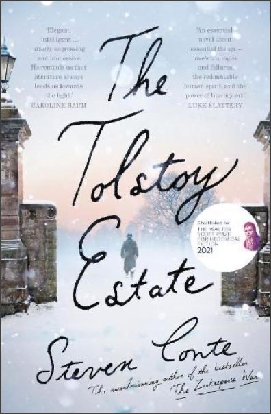 The cover of The Tolstoy Estate by Steven Conte