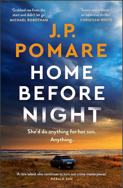 The cover of Home Before Night by J. P. Pomare