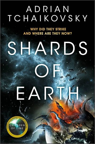 The cover of Shards of Earth by Adrian Tschaikovsky