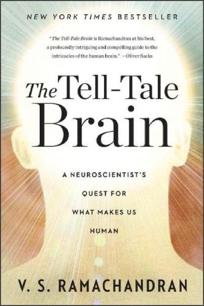 The cover of The Tell-Tale Brain by V. S. Ramachandran