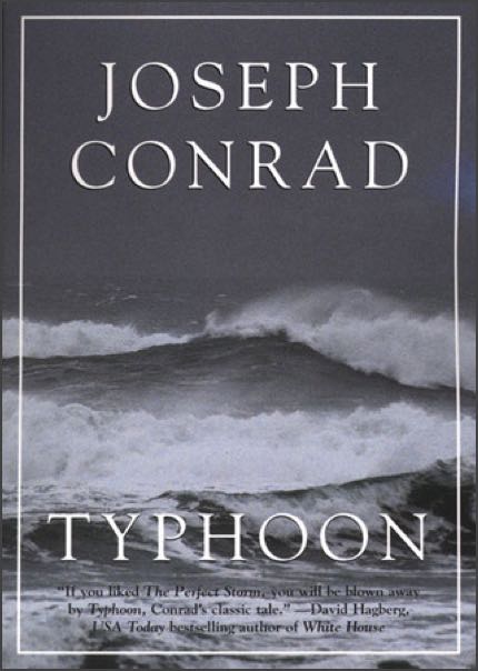 The cover of Typhoon by Joseph Conrad