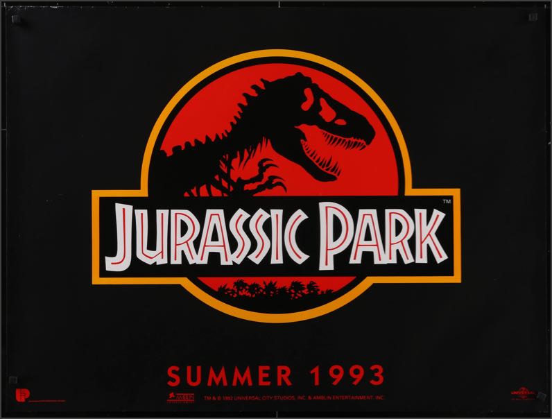 Poster for Jurrasic Park & Sequels by Steven Spielberg & Others