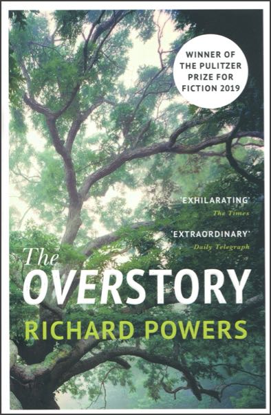 The cover of The Overstory by Richard Powers
