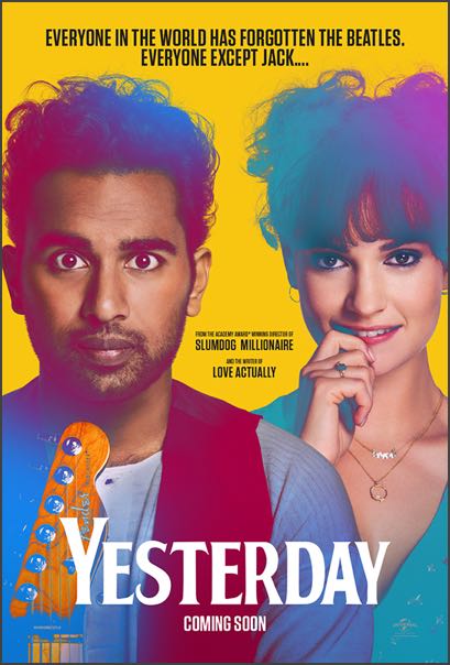 Poster for Yesterday by Danny Boyle