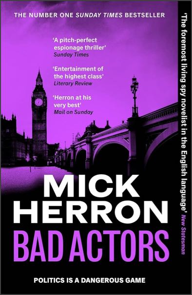 The cover of Bad Actors by Mick Herron