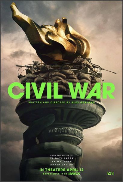 Poster for Civil War by Alex Garland