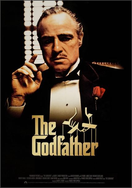 Poster for The Godfather by Francis Ford Coppola