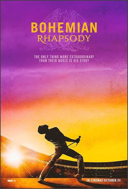 Poster for Bohemian Rhapsody by Bryan Singer